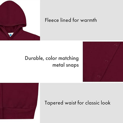 Creative Knitwear College Baby Snap Hooded Jacket - Team Logo, Multiple Colors, for Boys & Girls, (0-24 Months)