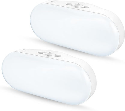 DORESshop RGB 120V Night Lights Plug into Wall, 0.7W LED Night Light for Kids Room, Bathroom Night Light, Stair Lights, Hallway Light, Color Moving, 2 Pack Christmas Gifts