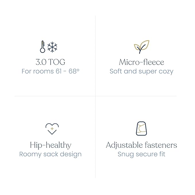 HALO Micro-Fleece Sleepsack Swaddle, 3-Way Adjustable Wearable Blanket, TOG 3.0, Cozy Pandas, Newborn, 0-3 Months