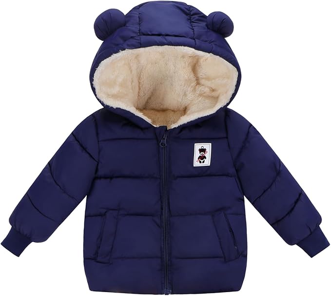 Newborn Baby Girls Fleece Outerwear Jacket Toddler Winter Coat Infant Clothes