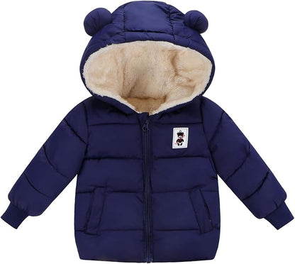 Newborn Baby Girls Fleece Outerwear Jacket Toddler Winter Coat Infant Clothes