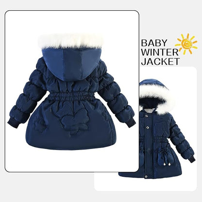Toddler Fleece Jackets Winter outerwear Coat For Baby Girl Sweater Clothes
