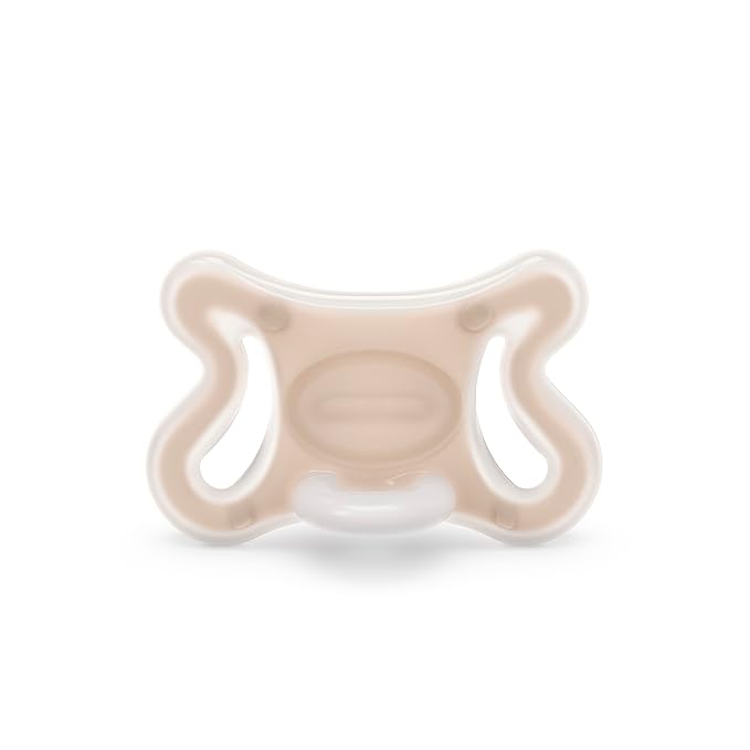 Suavinex Zero Zero Silicone Baby Pacifier w/SX Pro Physiological Pacifier Nipple (6-18M), Light