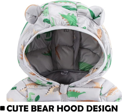 Newborn baby boy girl jacket winter clothes sweater outfit toddler puffer coat