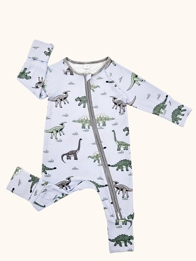 Bow Dream Baby Girl Romper Jumpsuit Bamboo Rayon Baby Clothes Boys & 2 Way Zipper Outfit Baby Clothes for Girls