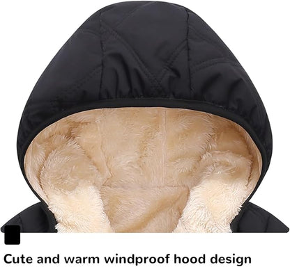 Baby girls winter coats toddler outerwear snow jackets infant boys warm clothes