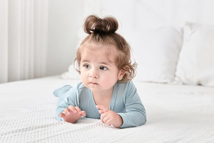 RRP Unisex Baby Footies Pajamas,Rayon Derived From Bamboo,Buttery Soft Sleep 'N Play PJs,2-Way Zipper Closure,0-18 Months