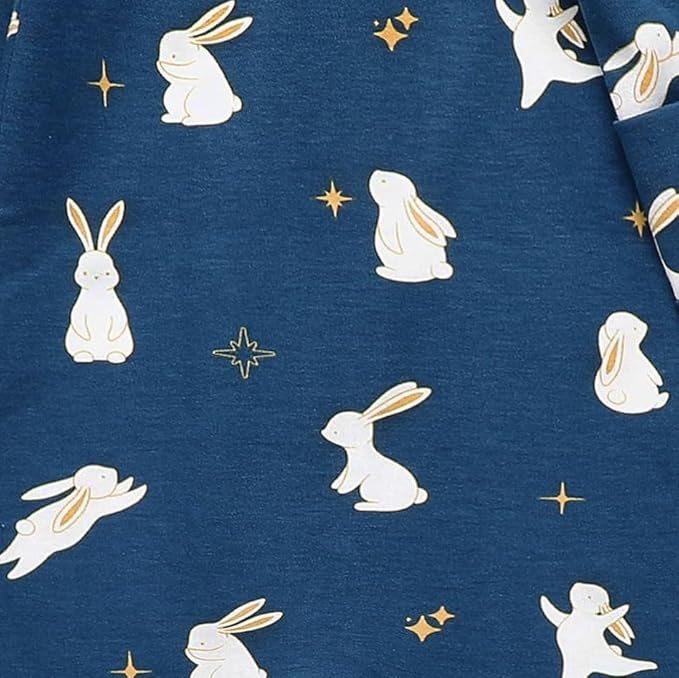 O2 BABY Baby Boys Girls Organic Cotton Zip-Front Sleeper Pajamas, Footed Sleep 'n Play