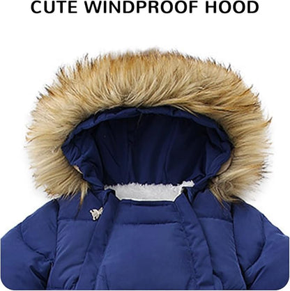 Baby Boy Winter Snowsuit Clothes Infant Girl Coat Jumpsuit Snow Suit For Toddler