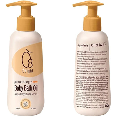 Baby Bath Oil Forte 100% Natural Active Ingredients Dead Sea Mineral