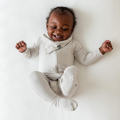 KYTE BABY Unisex Zipper Closure Footies, Rayon Made From Bamboo, 0-24 Months