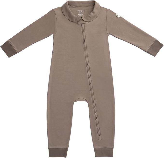 MON CHOU Footless Baby Pajamas - Luxuriously Soft Pima Cotton Newborn Sleepers - Organic Cotton Baby Pajamas - Newborn Onesie