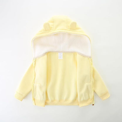 Baby Boy Girl Clothes Zip-Up Hoodies with Sherpa Lining Spring Fall Outerwear Coat