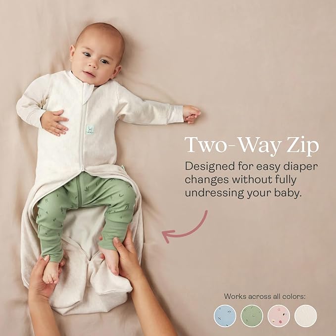 ergoPouch Jersey Sleeping Bag 0.2 TOG – Arms-Out Baby Sleep Sack, Ideal Transition from Swaddling, Slim Fit Keeps Baby Secure & Comfortable, Soft Breathable Fabric (3–12 Months, Dragonflies)