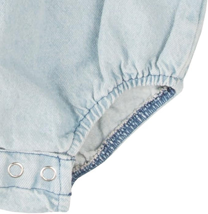 Wrangler Infant & Toddler Long Sleeve Denim Bodysuit