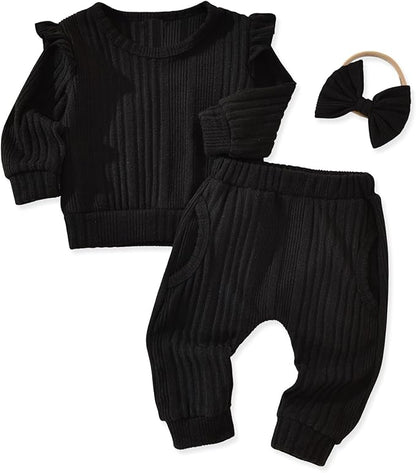 Aalizzwell Infant Baby Girl Fall Winter Outfit