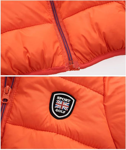 Happy Cherry Kids Boy's Girls Winter Coat Fleece Lined Thick Down Coats Puffy Jackets with Hood