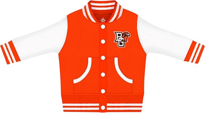 Creative Knitwear College Baby Varsity Jacket Lightweight - Team Logo, Multiple Colors, Unisex, (0 Months - 4T)