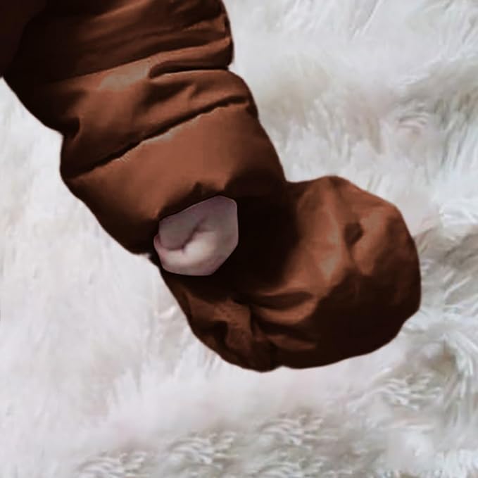 Baby Snowsuit Newborn Winter Heavyweight Water-Resistant Thickened Warm Ski Jacket Cozy Outdoor Hooded One Piece Suit