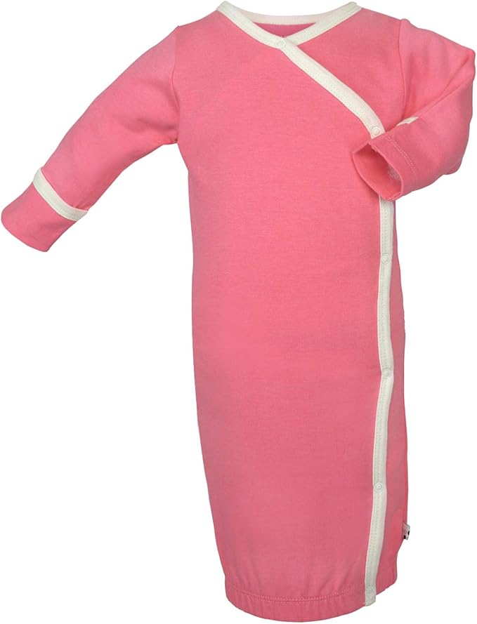 Babysoy Newborn Baby Kimono Wrap Around Snap Sleeper Gown Sack Bundler