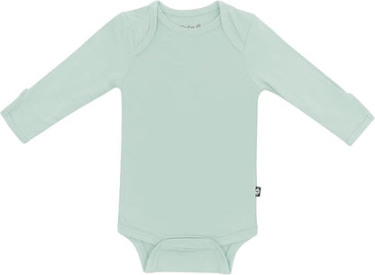 KYTE BABY Soft Bamboo from Rayon Long Sleeve Unisex Bodysuit, 0-24 Months