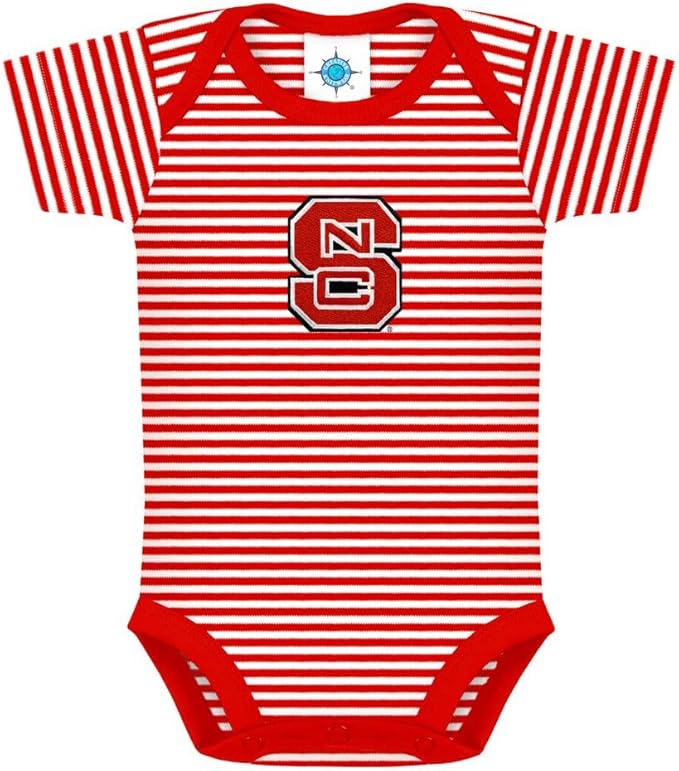 Creative Knitwear College Baby NCAA Infant Striped Bodysuit