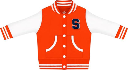 Creative Knitwear College Baby Varsity Jacket Lightweight - Team Logo, Multiple Colors, Unisex, (0 Months - 4T)
