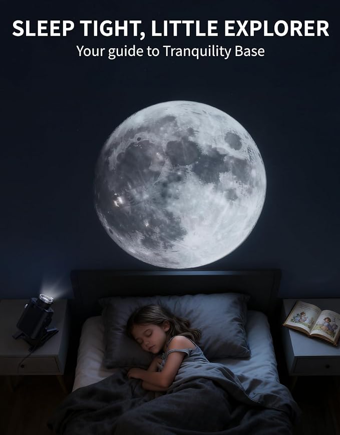 Astronaut Galaxy Projector Full-Room Immersive 3D Star Projector, Space Galaxy Projector, Large Area Home Planetarium Night Light Projector with HD Soft Light for Stress Relief Gifts Valentines Decor