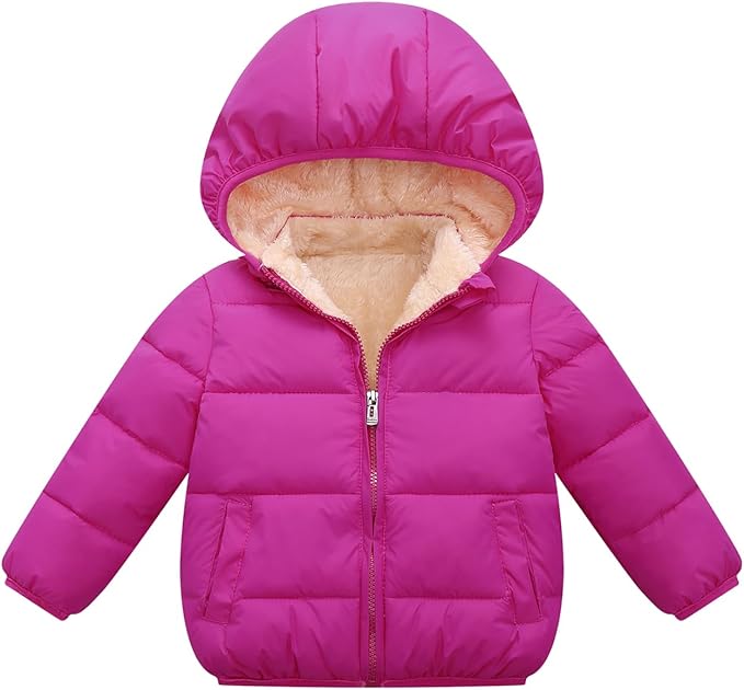 Baby Boy Girl Padded Puffer Jacket Winter Snow Warm Coat For Kid Outwear