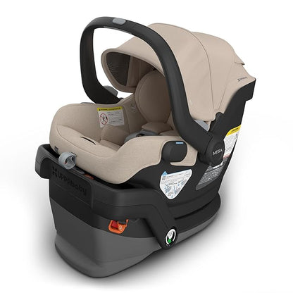 UPPAbaby Mesa V3 Infant Car Seat - Easy Installation + SmartSecure Technology - Attaches to Stroller | Base + Infant Insert Included - Declan (Oat Mélange)