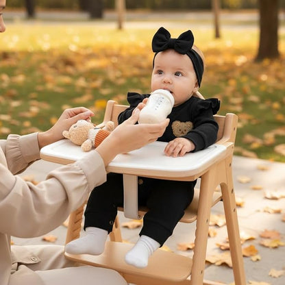 Newborn Baby Girl Cute Bear Ruffle Long Sleeve Jumpsuit Ribbed Bodysuit One-Piece Button Romper with Headband 0-18M