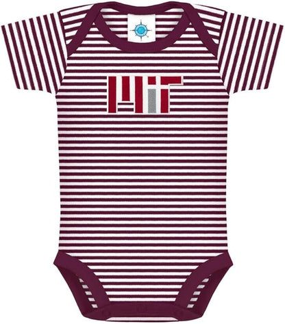 Creative Knitwear College Baby NCAA Infant Striped Bodysuit