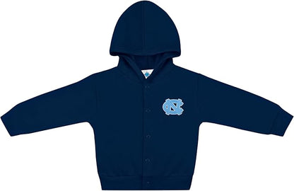 Creative Knitwear College Baby Snap Hooded Jacket - Team Logo, Multiple Colors, for Boys & Girls, (0-24 Months)