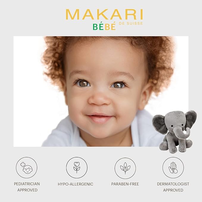 MAKARI Baby Care Set: Bebe Cleansing Milk (1000ml), Softness Care Baby Oil & Hair and Body Foaming Gel, Gentle, Nourishing, Hypoallergenic Skincare for Delicate, Sensitive Skin