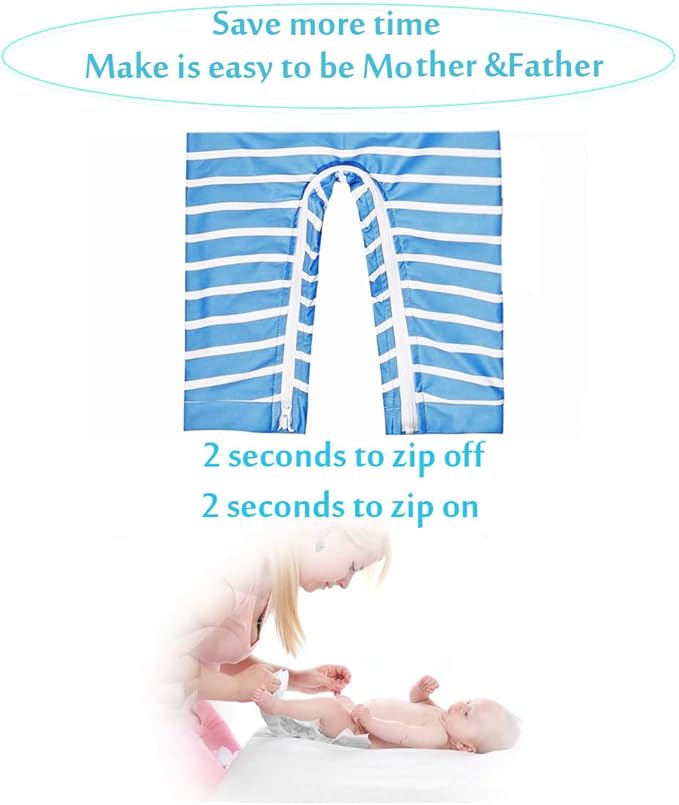 weVSwe Baby Toddler UPF 50+ Sun Protection Rash Guard Long Sleeve Swimsuit with Crotch Zipper