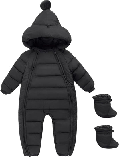 Ohrwurm Baby Cotton Down jackets Snow Wear Hoodie Jumpsuit Winter Double Zip Up Snowsuit
