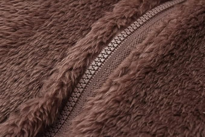 CAHL&FAUO Newborn Snowsuit Baby Cartoon Bear Onesie Warm Fleece Hooded Romper Jumpsuit