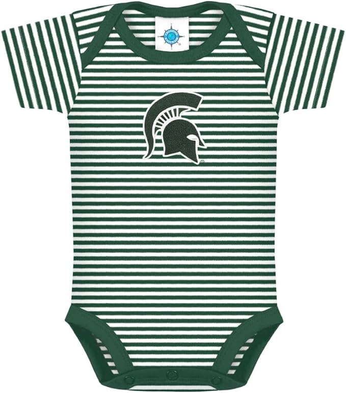 Creative Knitwear College Baby NCAA Infant Striped Bodysuit