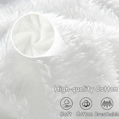 Baby Winter Snowsuit Warm Hooded Coat Onesie Romper Jumpsuit with Footed Gloves for Boys Girls 3-24 Months