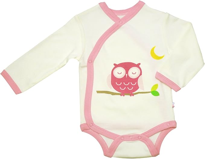 Babysoy Organic Long Sleeve Kimono Bodysuit