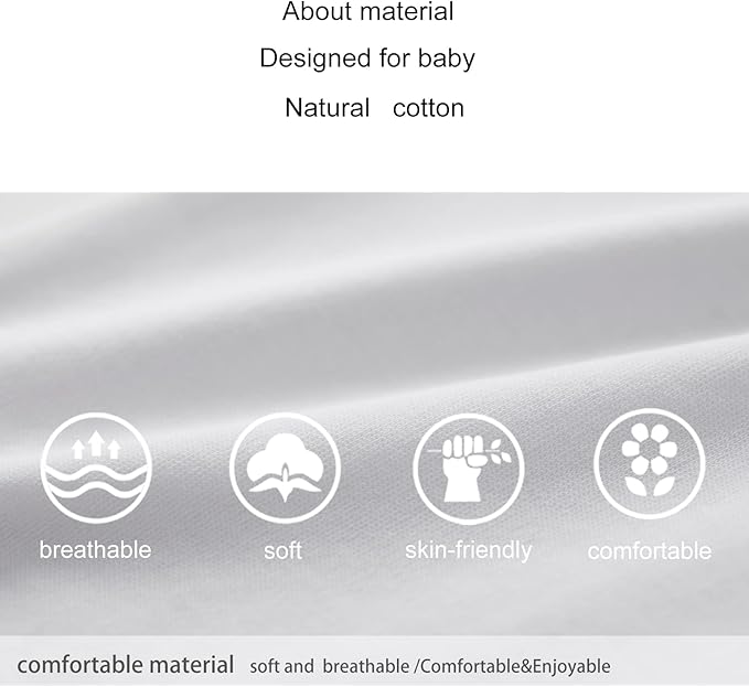 pureborn Baby Boys Girls Bodysuit Super Soft Cotton Romper 0-24 Months