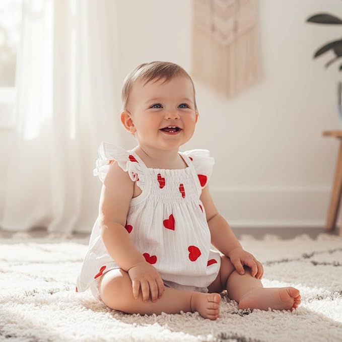 Mubineo Baby Girl Summer Clothes Cute Ruffle Tops Dress Shorts Outfits Set Infant Toddler Shrit Bloomers Princess Outfit