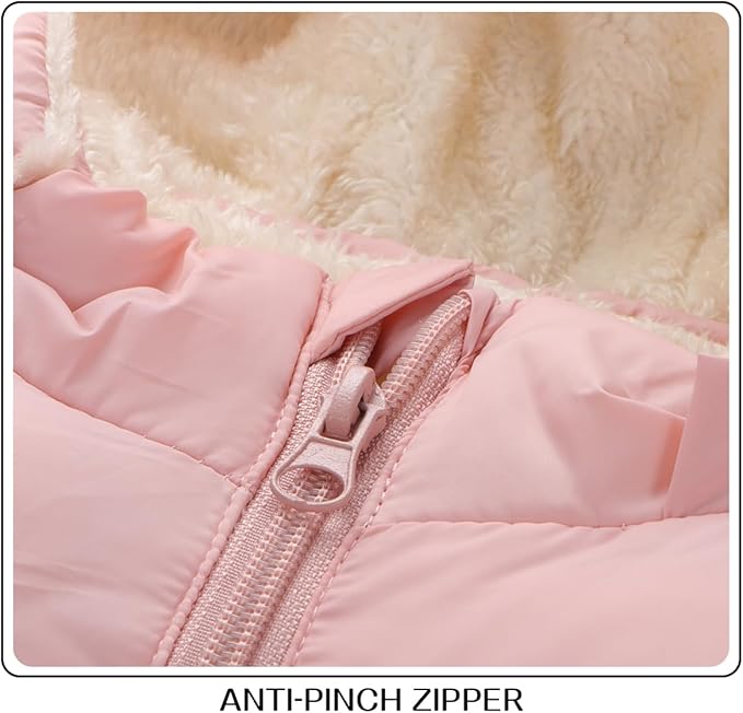 Toddler Winter Coat Baby Boy Fleece Jacket Kid Infant Girl Sweater Clothes 1-6T