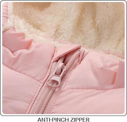 Toddler Winter Coat Baby Boy Fleece Jacket Kid Infant Girl Sweater Clothes 1-6T