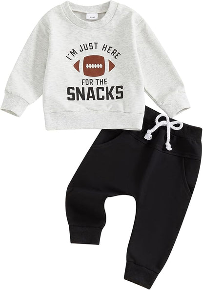 CIYCUIT Toddler Baby Boy Clothes Long Sleeve Sweatshirt Pants Set Fall Winter Outfits