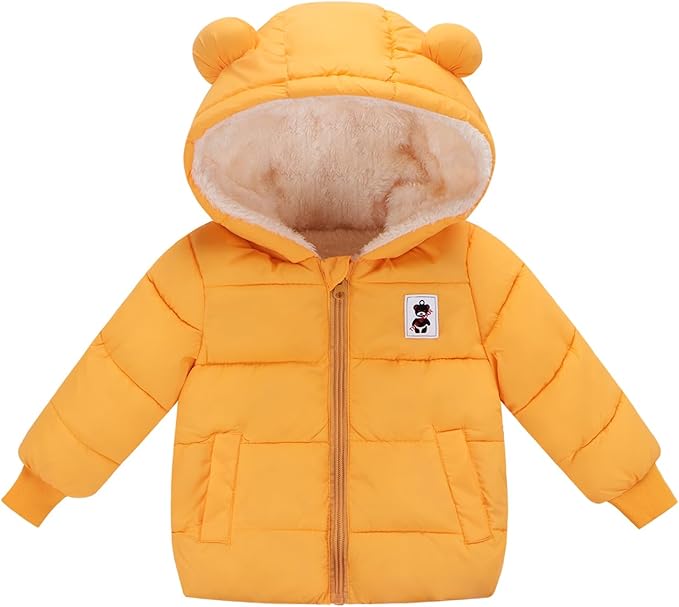 Newborn Baby Girls Fleece Outerwear Jacket Toddler Winter Coat Infant Clothes