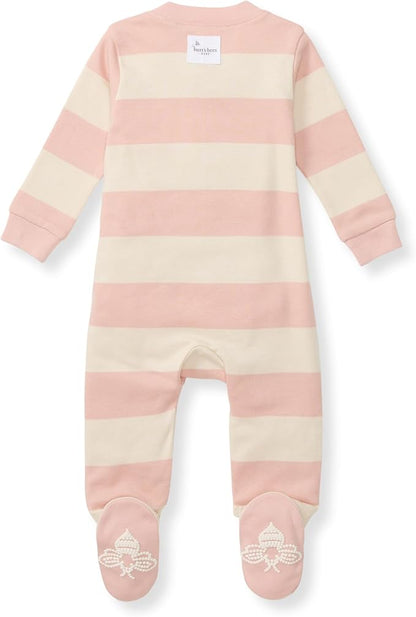 Burt's Bees Baby Girls' Organic Cotton Sleep and Play Footed Pajamas