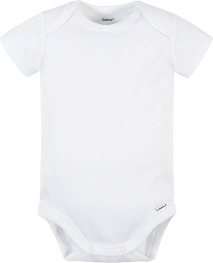 Gerber baby-boys 5 Pack Onesies Multi-packs Bundle Interlock 180 Gsm