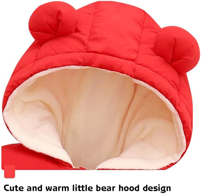 Cute Baby Boys Snowsuit New Born baby girls Winter Coat Toddler Clothes