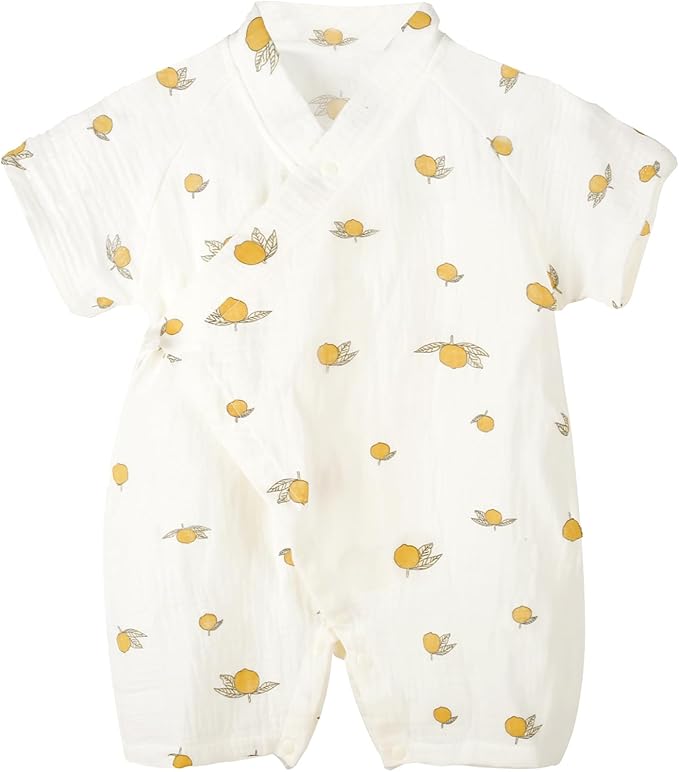 Baby Kimono Robe Newborn Cotton Yarn Bodysuit Romper Infant Japanese Pajamas 0-24 Months